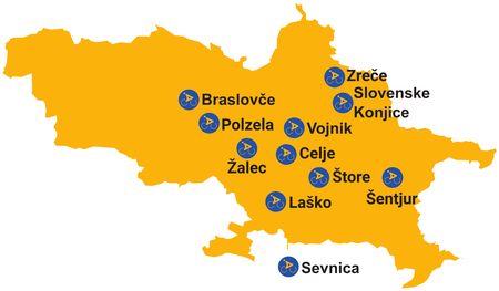 KolesCE zemljevid